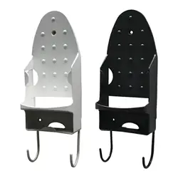 Wall Ironing Board er with Hooks Iron and Ironing Board Storage for Household Door Ironing Caddy Door Wall Mounted Iron Holder