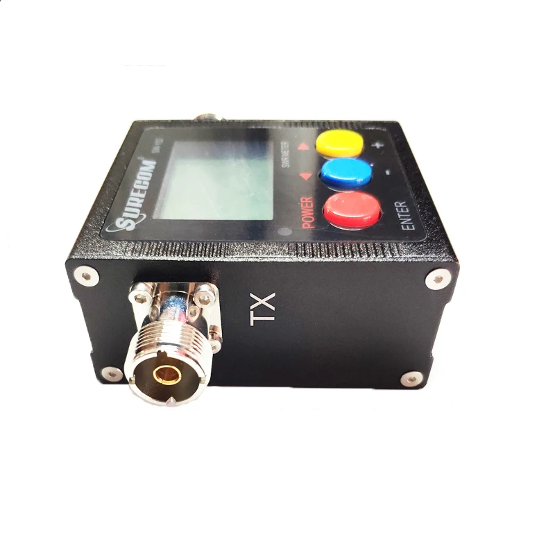 Imagem -03 - Digital Power Swr Medidor para Rádio em Dois Sentidos Vhf Uhf 125525 Mhz Surecom-sw102