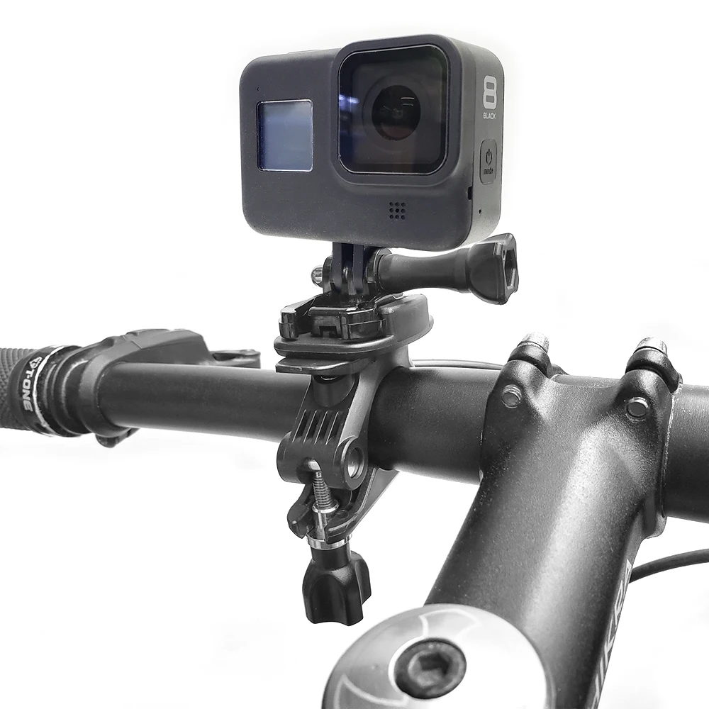 دراجة المقود جبل دراجة المقعد القطب محول ل GoPro بطل 9 8 7 6 5/DJI oomo عمل/Insta360 واحد R الرياضة كاميرا اكسسوارات
