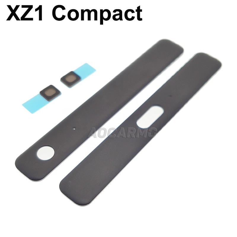 Top Bottom Frame Chassis Up Down Bezel Cover Border With Mic Mesh For Sony Xperia XZ1 Compact XZ1C Mini G8441 G8442 S0-02K