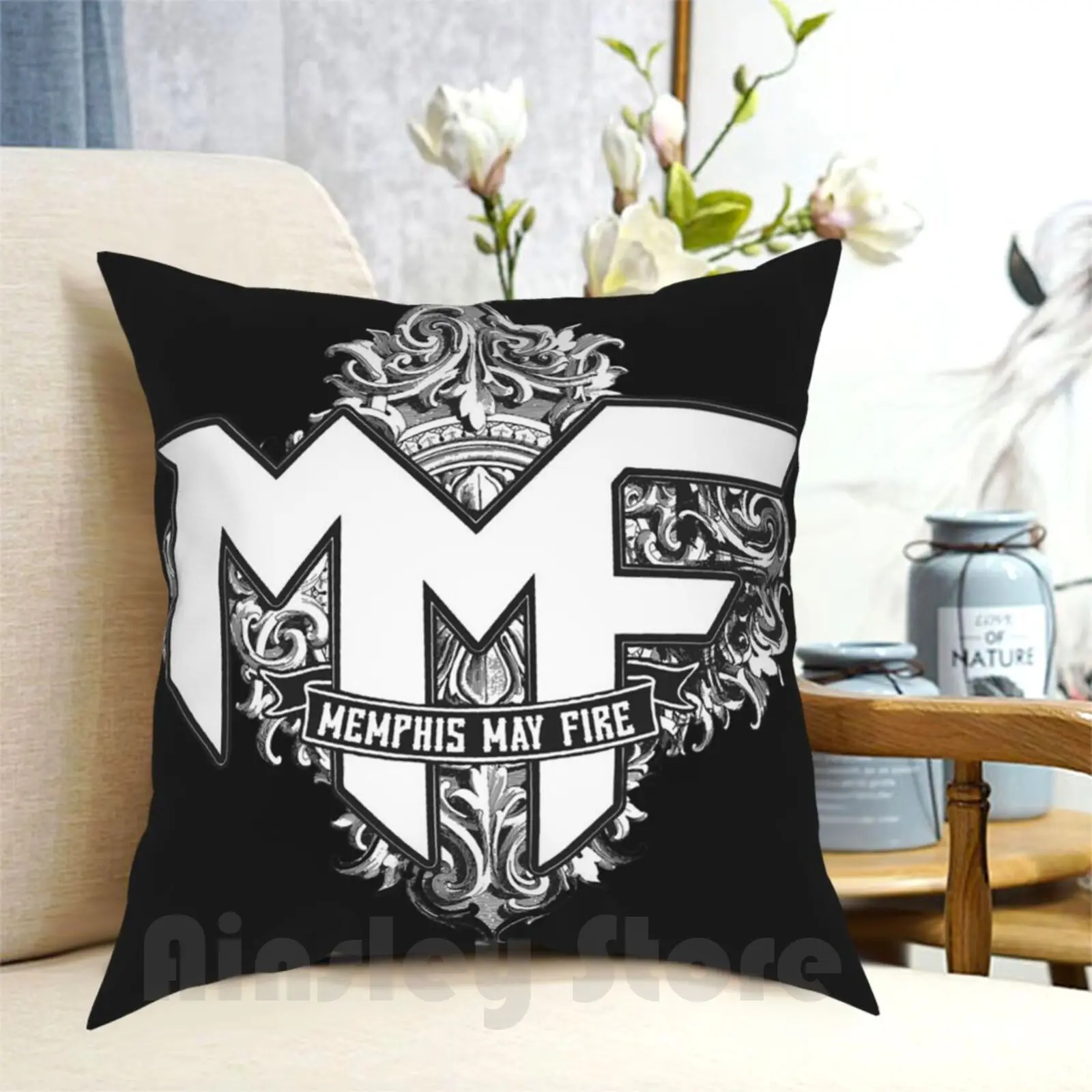 Memphis May Fire Pillow Case Printed Home Soft Throw Pillow Memphis May Fire Music Hard Metal Hardcore Metalcore Post