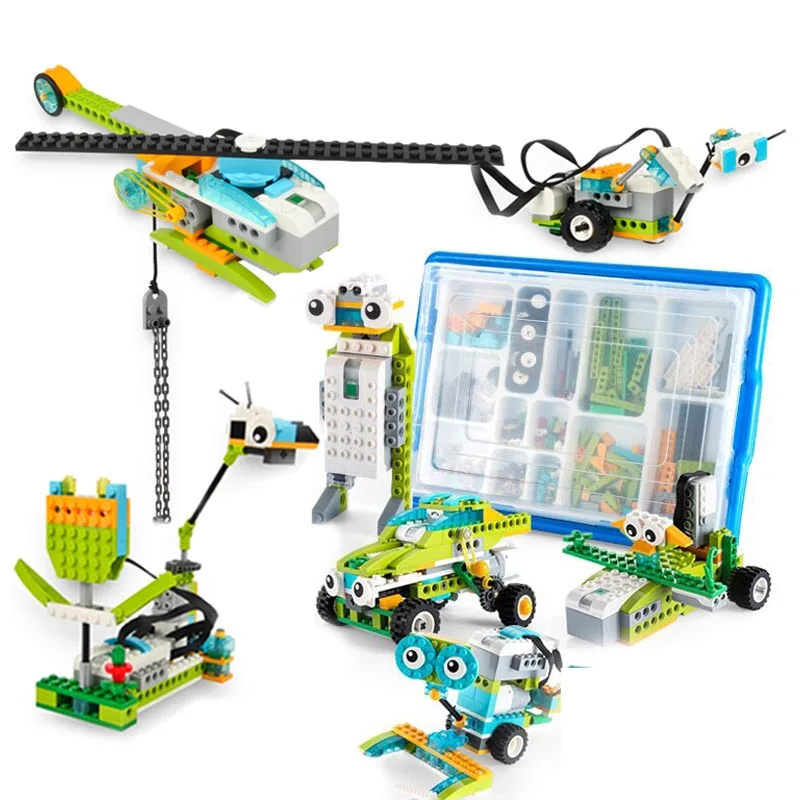 

NEW 280Pcs Technical Parts Education Sensor Motors WeDo 2.0 Compatible 45300 WeDo Core Set DIY Boxed Toys Xmas Gifts Best Choice