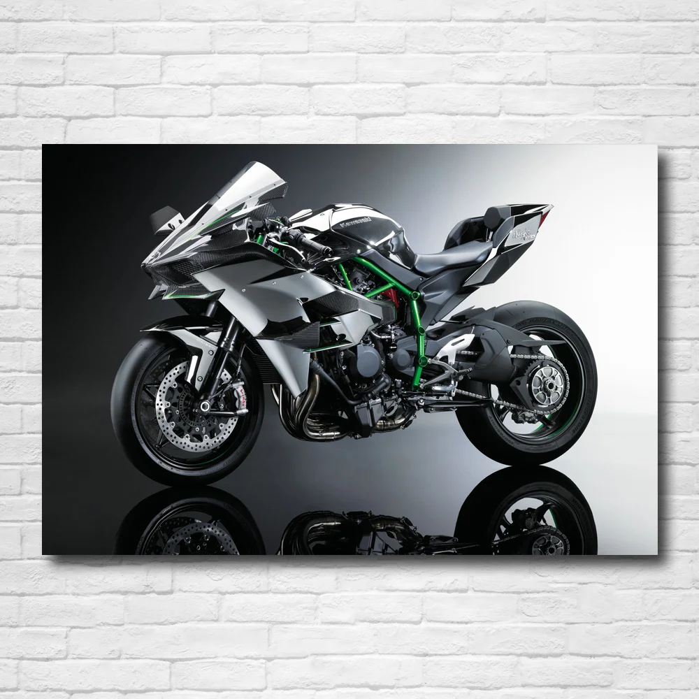 Modern Painting Superbike KAWASAKI NINJA H2 Muscle Motorcycle Wall Art Posters Canvas Prints for Home Room Decor