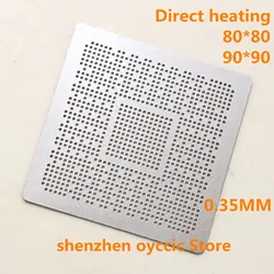 Direct heating  80*80  90*90   ODNX02-A2   ODNX02 -A2  0.35MM  BGA  Stencil Template