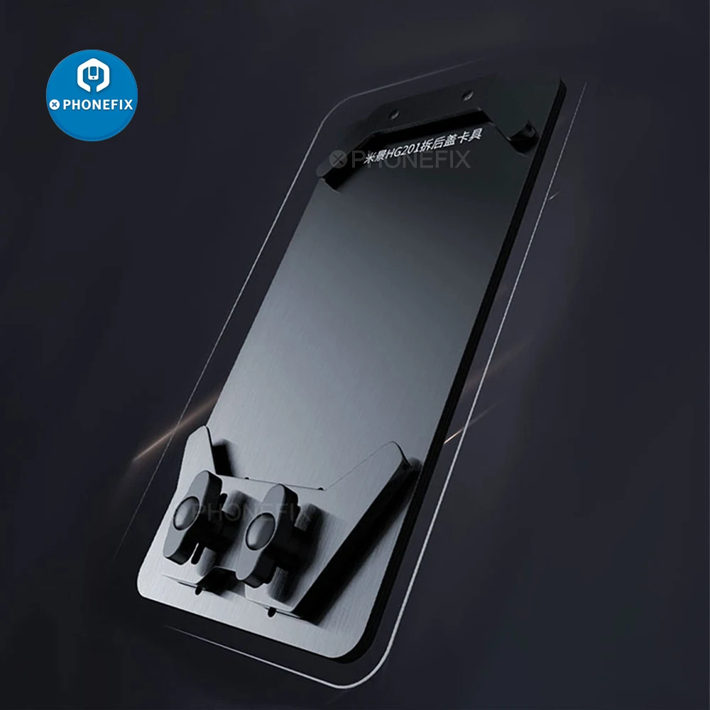 MiJing HG201 Mobile Phone Back Cover Glass Removal Kit Adjustable Fixed Fixture for iPhone Removing Rear Back Cover Glass
