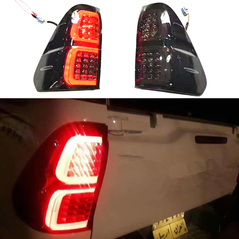 

Taillight Turn Signal Rear Lights Led Tail Lamp Fit For Toyota Hilux Revo Rocco 2015 2016 2017 2018 2019 2020 Rear taillight