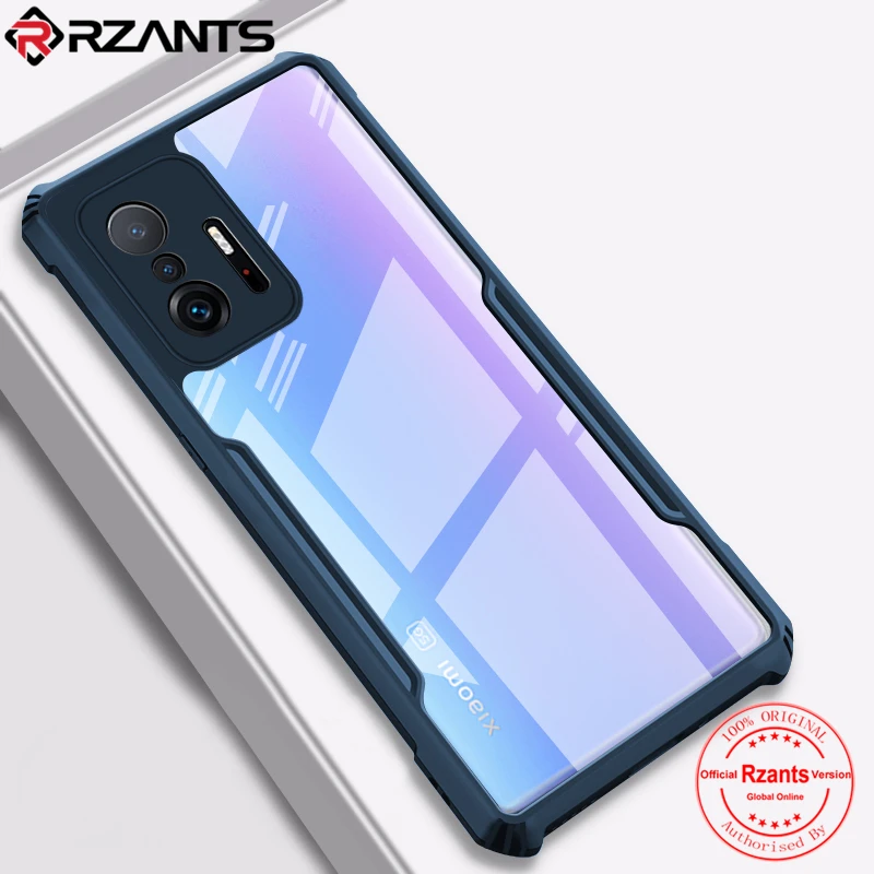 Rzants For Xiaomi Mi 11T MI 11T Pro Case Hard Air Bag Protection Slim Thin Clear Crystal Cover