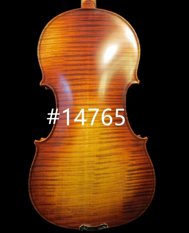 

Strad style European Tone flamed maple back concert solo song violin 4/4 #14765