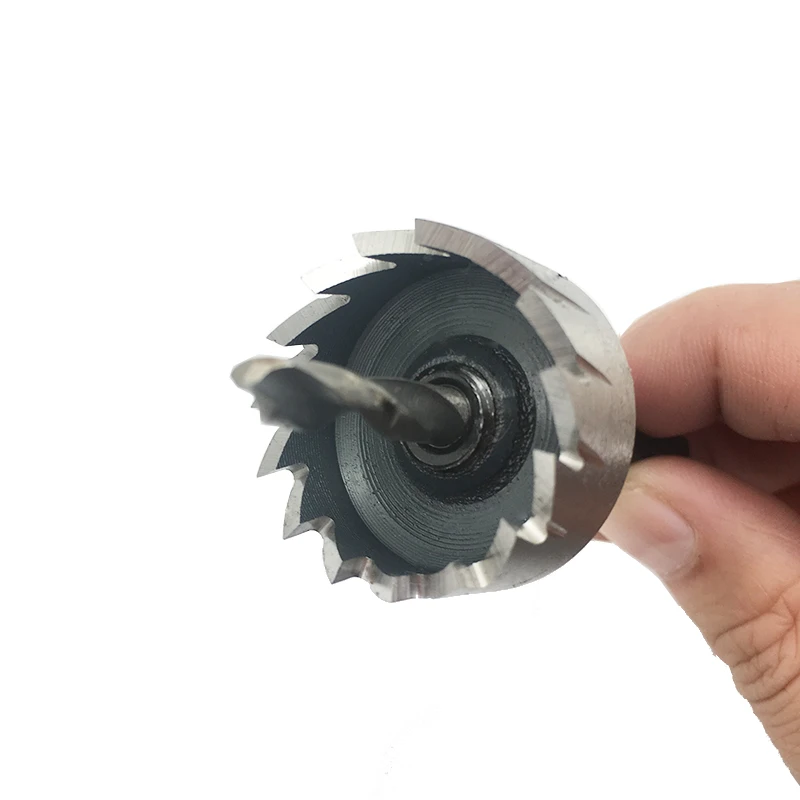 Juego de brocas de sierra de agujero HSS, cortador de punta de carburo de 16-30mm para madera, Metal y acero inoxidable