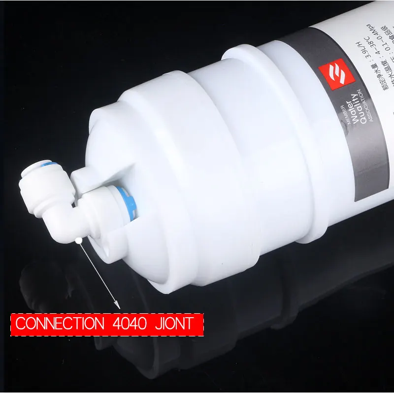 1/4 Quick Connect 10 Inch Big T33 Fitting Water Purifier Inline Carbon Post Water Filter Cartridge Reverse Osmosis 285MM*62MM