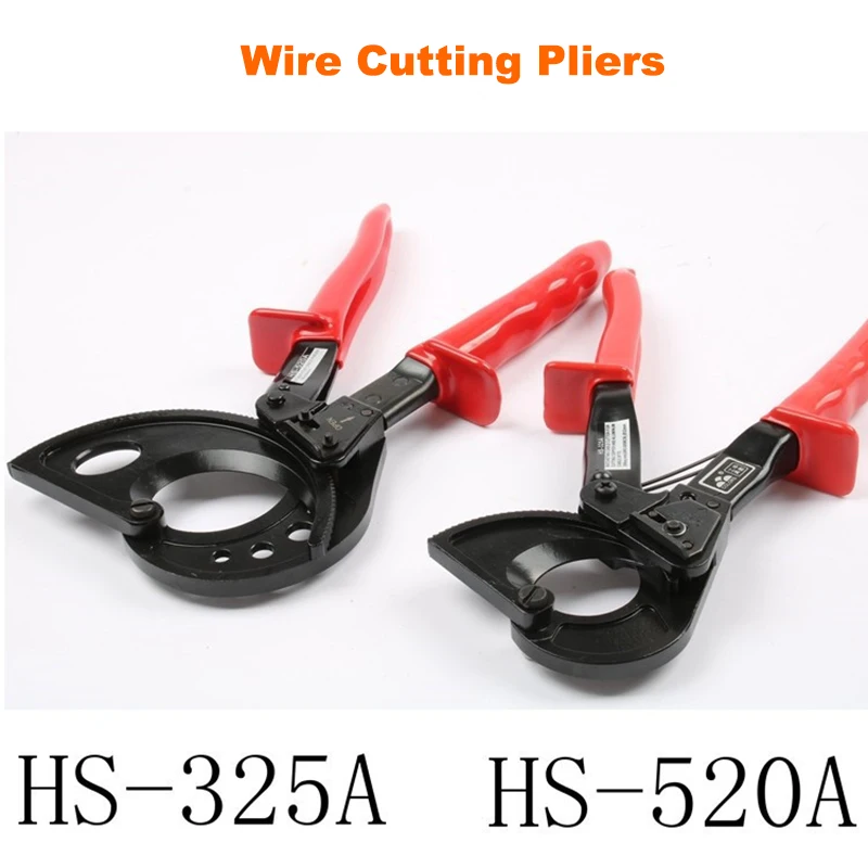 Wire Cutting Pliers Electrician Crimping Pliers Scissors Wiring Stripper Copper Aluminum Shear Ratcheting Cable Cutter Hand Tool