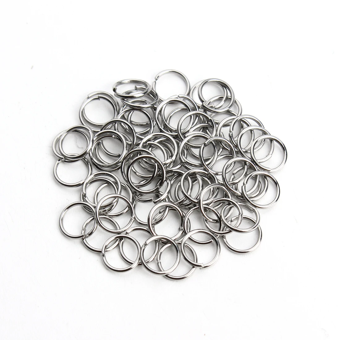 1Box 3-10mm Mixed Edelstahl Offene Binderinge Split Ringe Anschlüsse Für Diy Schmuck Machen DIY Halskette handwerk Zubehör – Detail 9