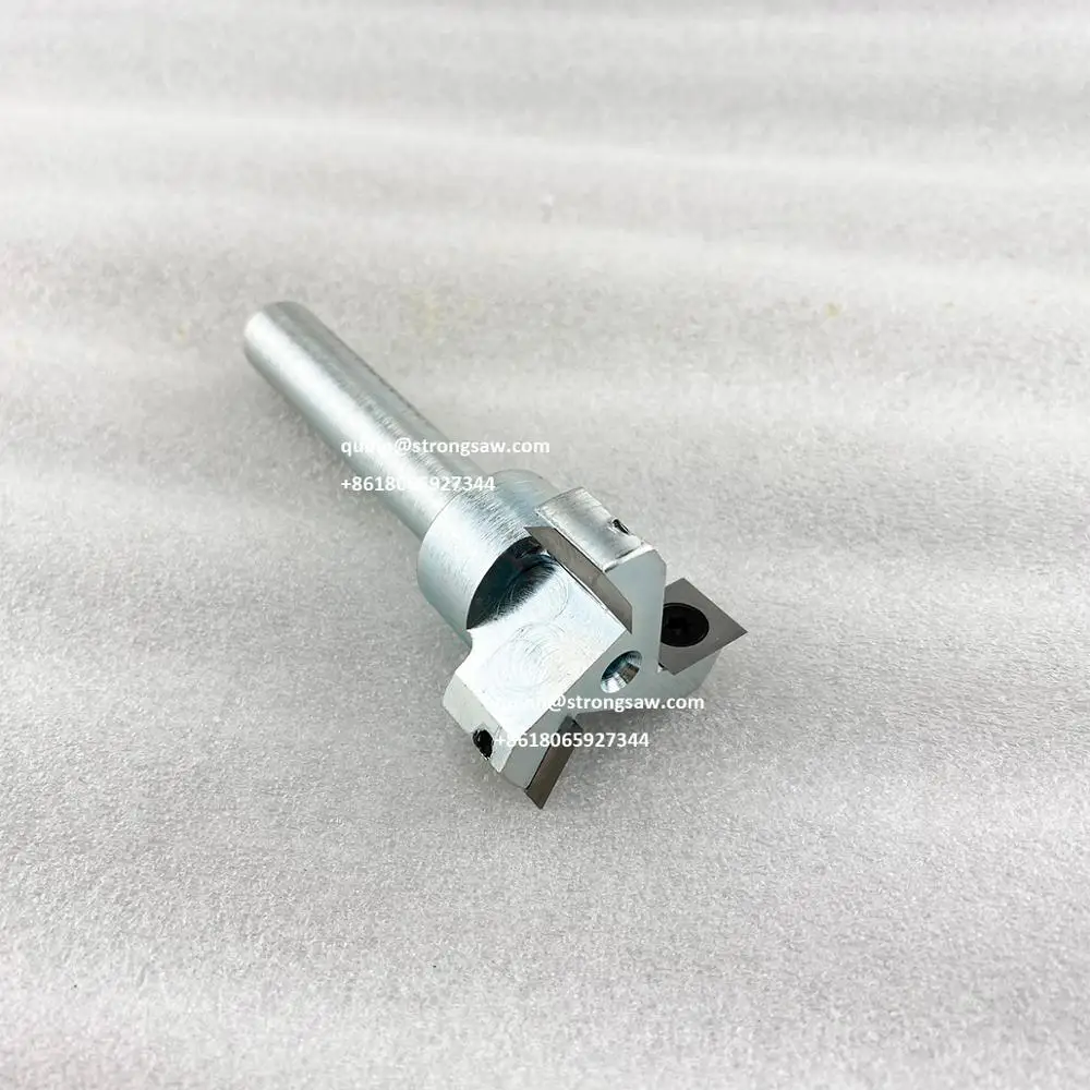 LIVTER 3 flutes  1+1/2'' Dia x H12mmx 1/2'' Shank Planing Bits Face End Milling Cutter CNC Spoilboard Surfacing Router Bits