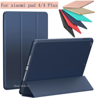 For Xiao Mi Pad 4 Plus / Pad4 Smart Case Tablet Silicone PU Leather Cover Flip Mi 4 Sleeve 8 \