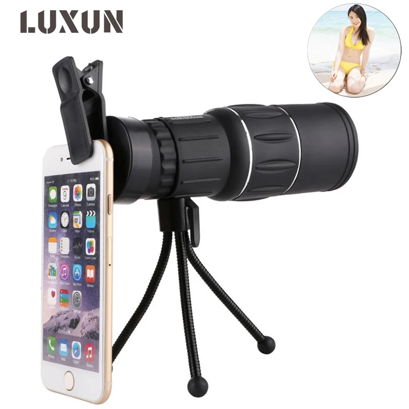 

LUXUN Powerful Monocular kids 16X52 Portable Dexterous Telescope for Outdoor Camping Hunting Tourism Mountaineering