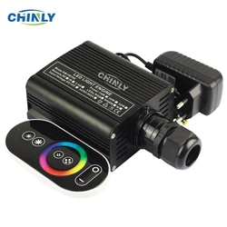 광섬유 엔진 RGBW LED 드라이버, RF 터치 원격 제어, 별이 빛나는 하늘 효과 LED 조명, 2 년 보증, 16W