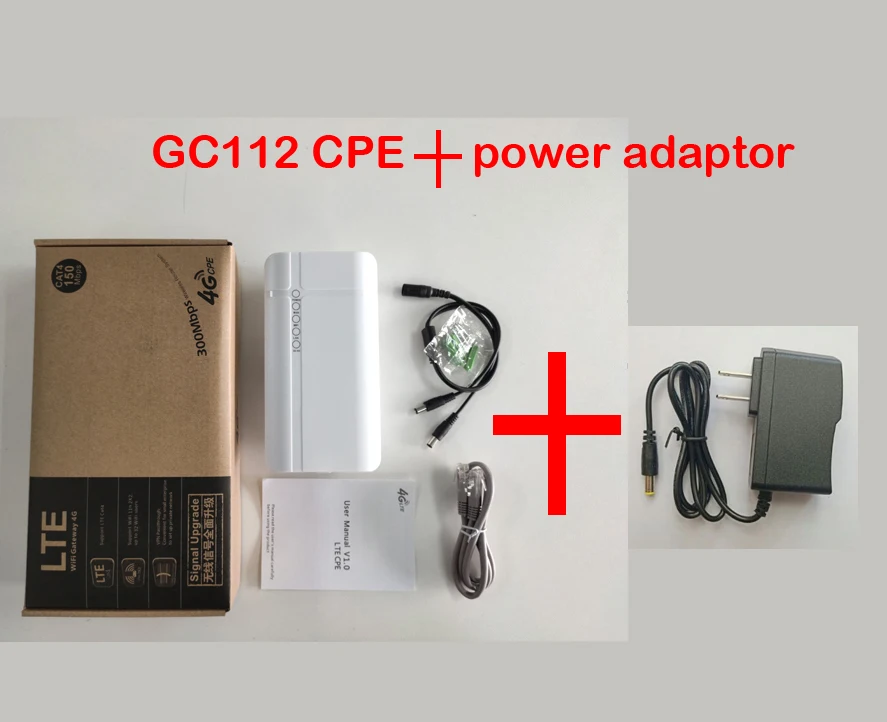 GC112 4G SIM Card rain Waterproof Outdoor CAT4 LTE WiFi Router  for IP Camera Outside WiFi Coverage 4G CPE