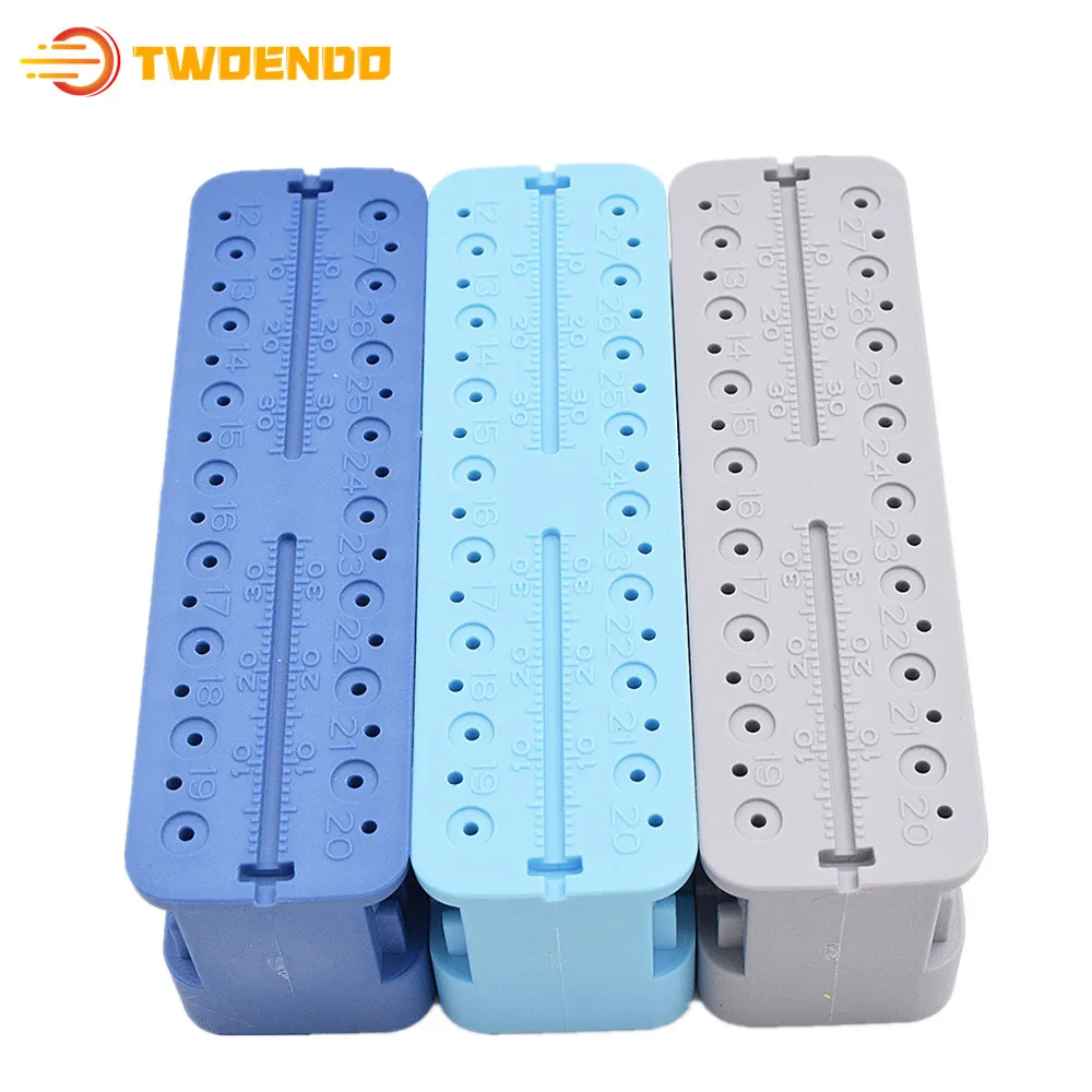 

Dental Measurement Endo Block Autoclavable Endo Holder Disinfection Box for Endo Files Dentist Material