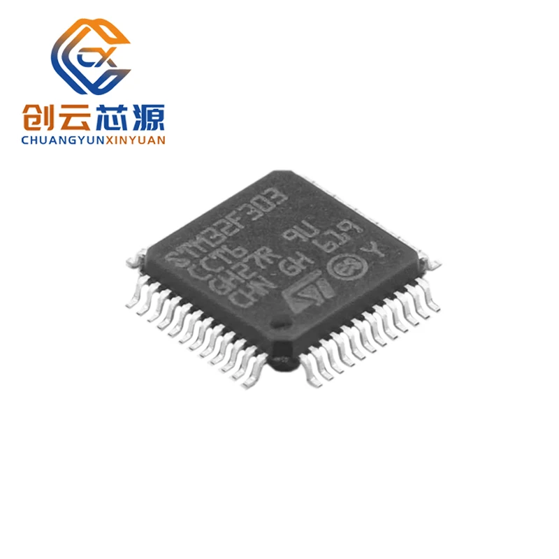 1Pcs New 100% Original STM32F303CCT6 LQFP-48 Arduino Nano Integrated Circuits Operational Amplifier Single Chip Microcomputer