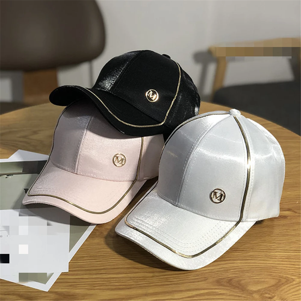 

South Korea casual casual casual m standard mercerized baseball cap men and women spring and summer fashion visor cap WS-2608