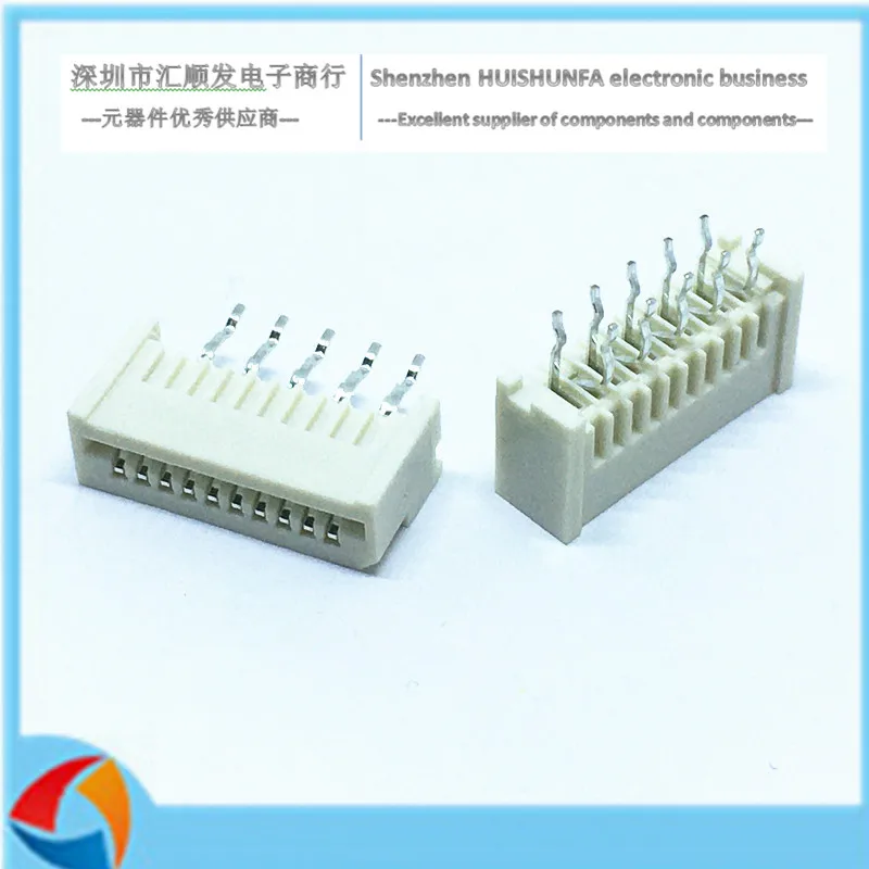 1.25mm Straight Pin FFC Flat Wire Socket Strip Connector FPC Connector  4/5//6/8/10/12/14/16/18/20/22/24/26/28/30P