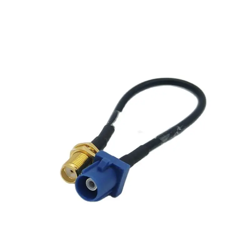 Fakra Male to SMA Female Plug Active GPS Antenna Extension Cable 15cm RG174 Fakra to SMA