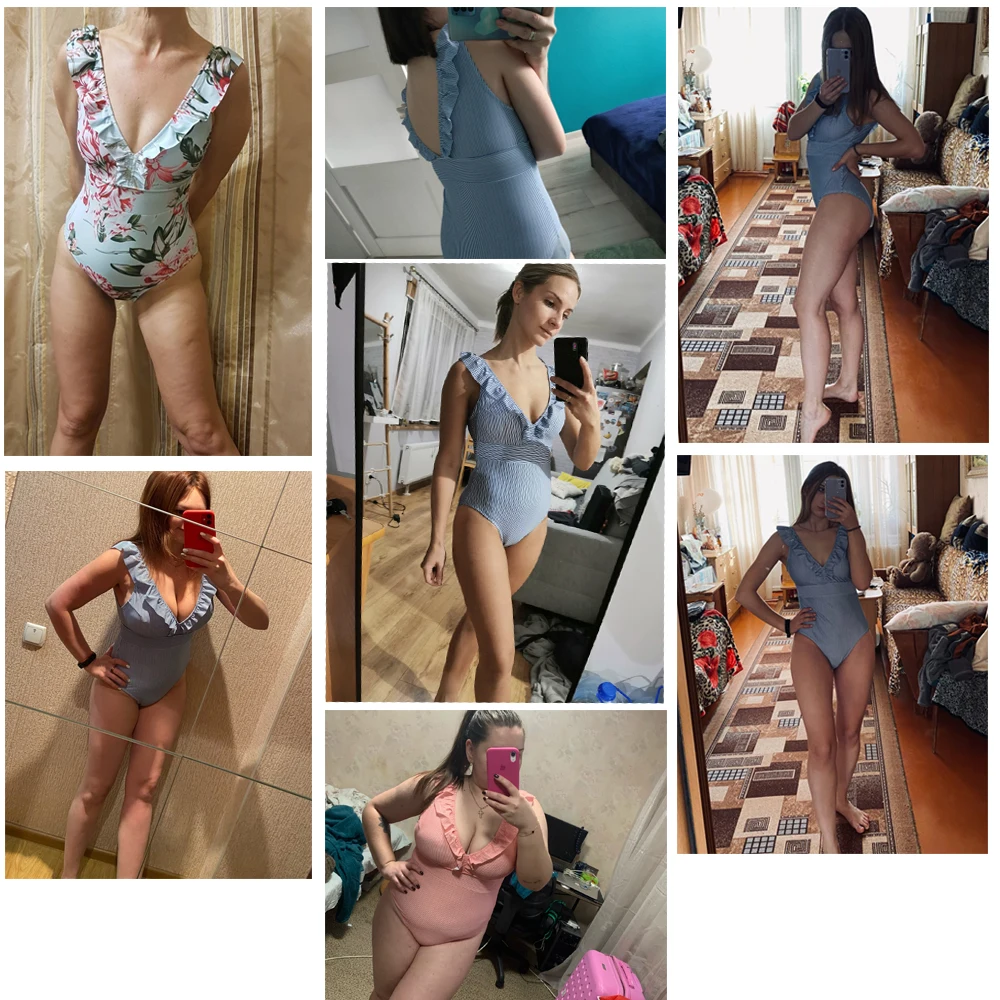 Seksowny strój kąpielowy jednoczęściowy 2023 kobiet w paski potargane stroje kąpielowe kobiety nadruk w stylu Vintage Monokini kobiet body