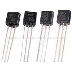 50piece MPSA42 MPSA13 MPSA92 MPSA18 Z0103MA Z0607MA BT169D BT131-600 A42 A13 MPSA06 0103MA Z0103 Z0607 0607MA 131-600 Transistor