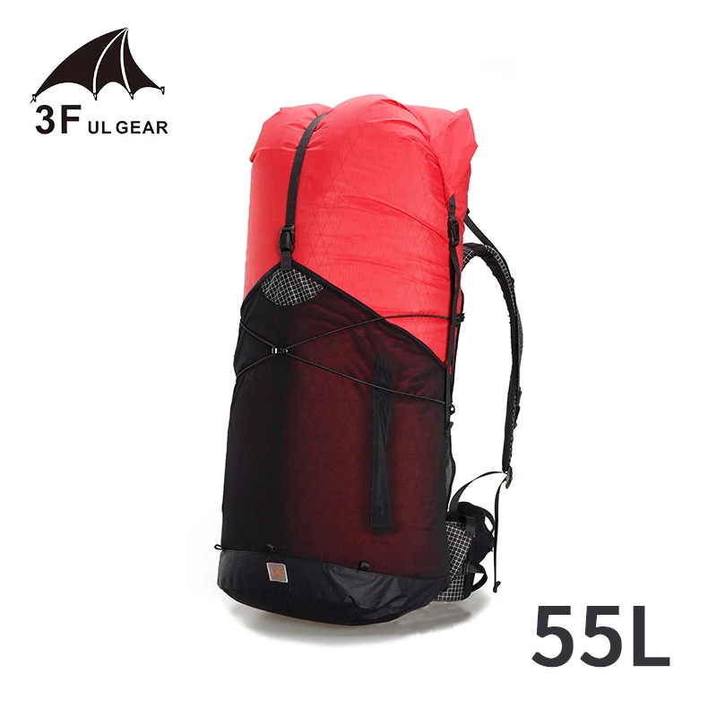 3F UL GEAR Trajectory 55L Ultralight Backpack XPAC 3
