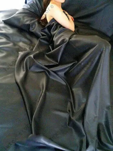

Latex Rubber Gummi Bed Sheets coverlet coverlid DIY catsuit customized 0.4mm
