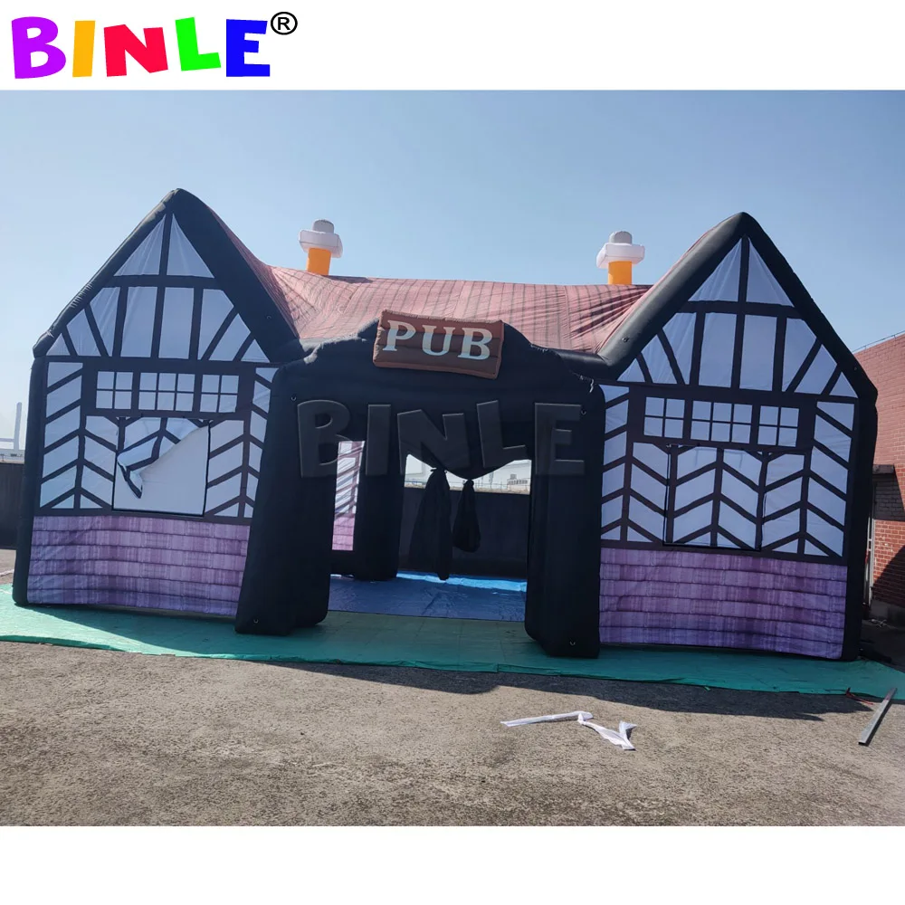 Outdoor Adults Party Popular Large Inflatable Irish Pub, Portable Blow Up Bar Tent,Moveable Wine House For Sale