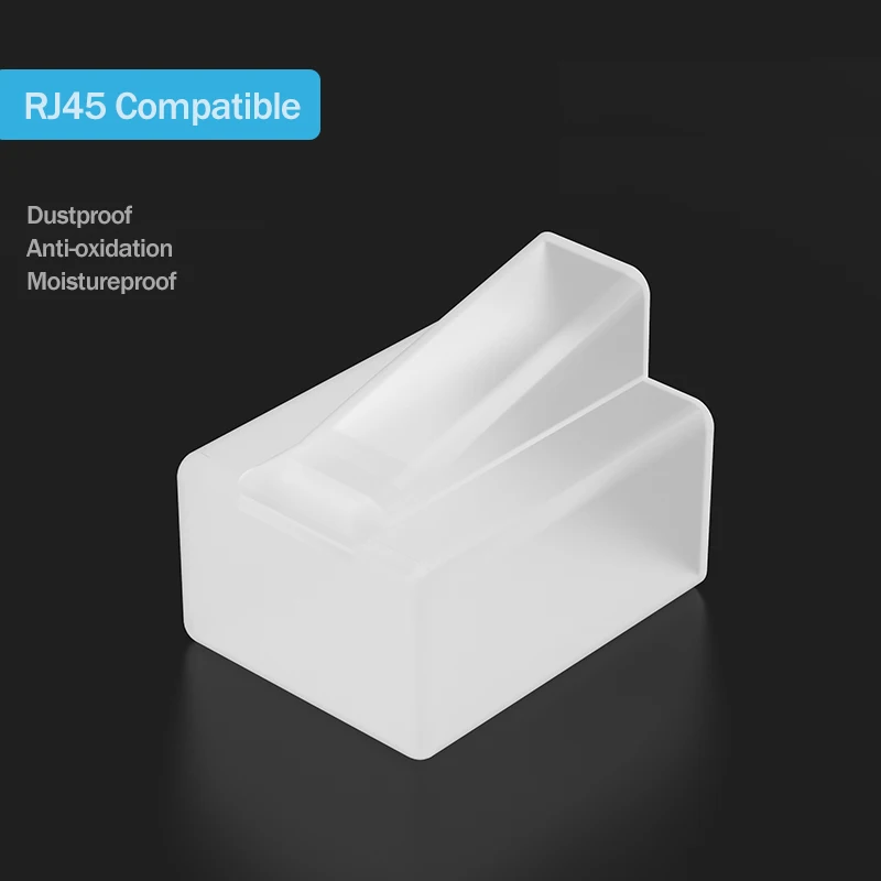 RJ45 Ethernet Cable End Caps - Network Connector Dustproof Cap - Modular Plug Protection Covers