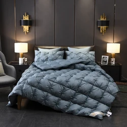 Luxury 1000TC White Goose Down Comforter Duvet Insert US Queen King Super size 104X91