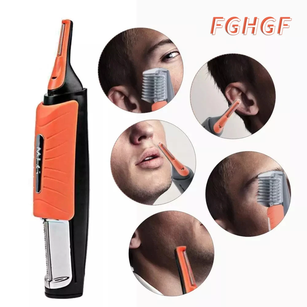 Portable Micro Eyebrow Ear Trimmer Removal Clipper Shaver Personal Care Electric Face Care Hair Trimer With LED Light