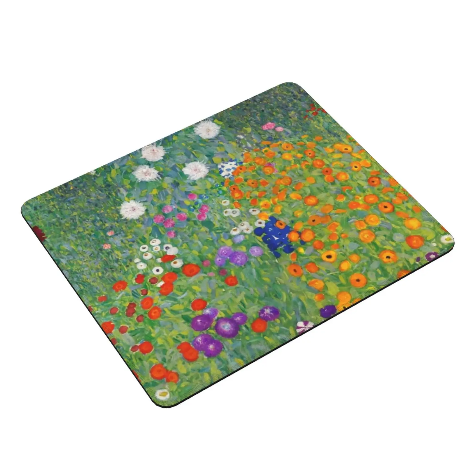 Gustav Klimt Flower Garden Mouse Pad 123 Gustav Klimt Flower Garden Art Nouveau Vintage Pattern