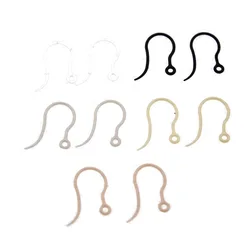 50Pcs Resin Plastic Earring Hooks Safety Anti allergic Ear Wires Hooks for DIY Earrings Jewelry Making Findings Accessories