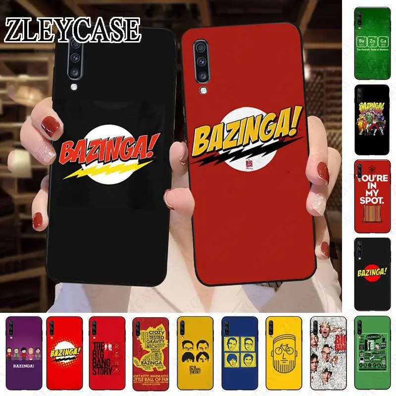 Bazinga The Big Bang Theory tv show Phone Case For Samsung Galaxy A12 A13 A14 A20 A21S A22 A23 A32 A50 A51 A52 A53 A70 A71 COVER