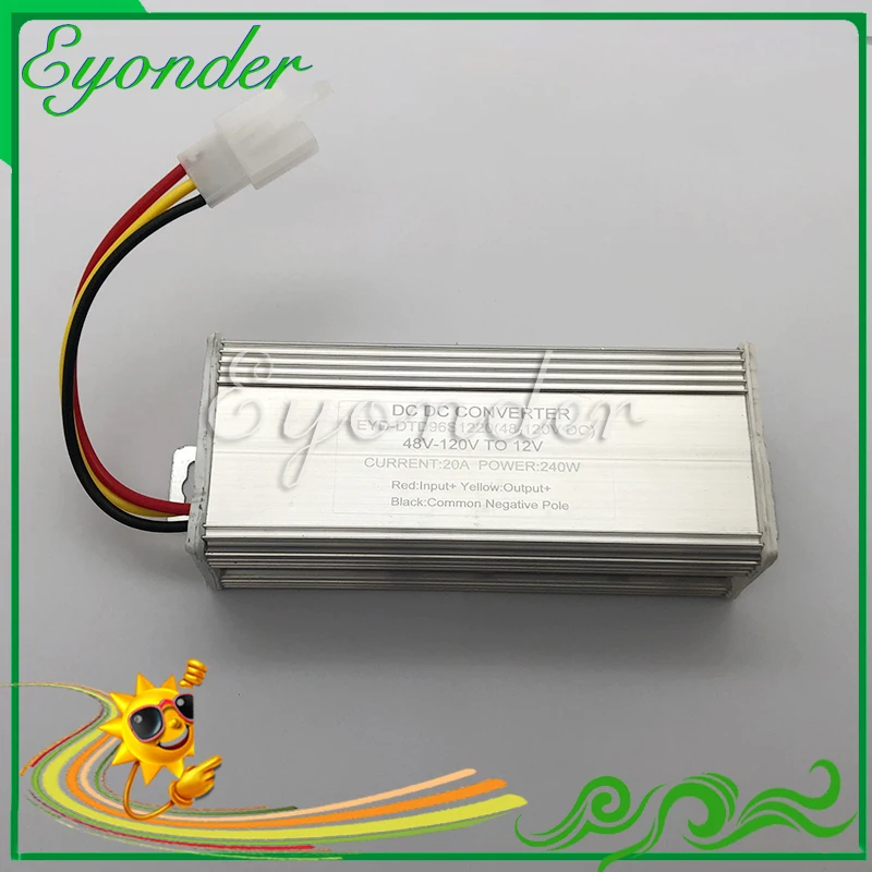 5a 60w step down buck 48v~120v 56v 60v 65v 70v 72v 80v 84v 90v 100v 108v 110v isolated dc-dc 12v converter power supply for car