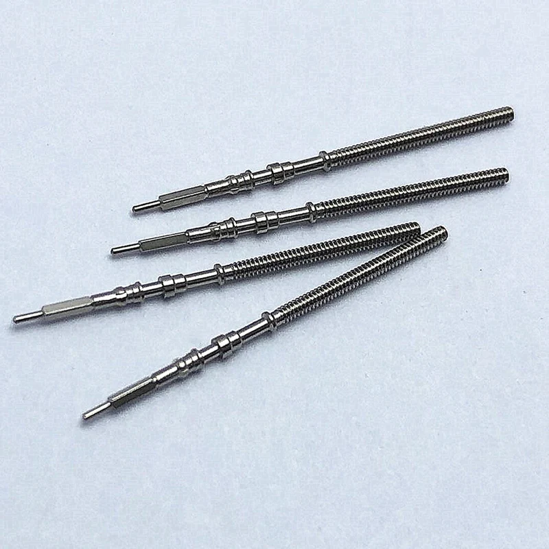 5Pcs Movement Watch Steel Stem Crown Kit Watch of Parts NH35 NH36 NH38 NH39 Movement Watch Stem Spare Parts