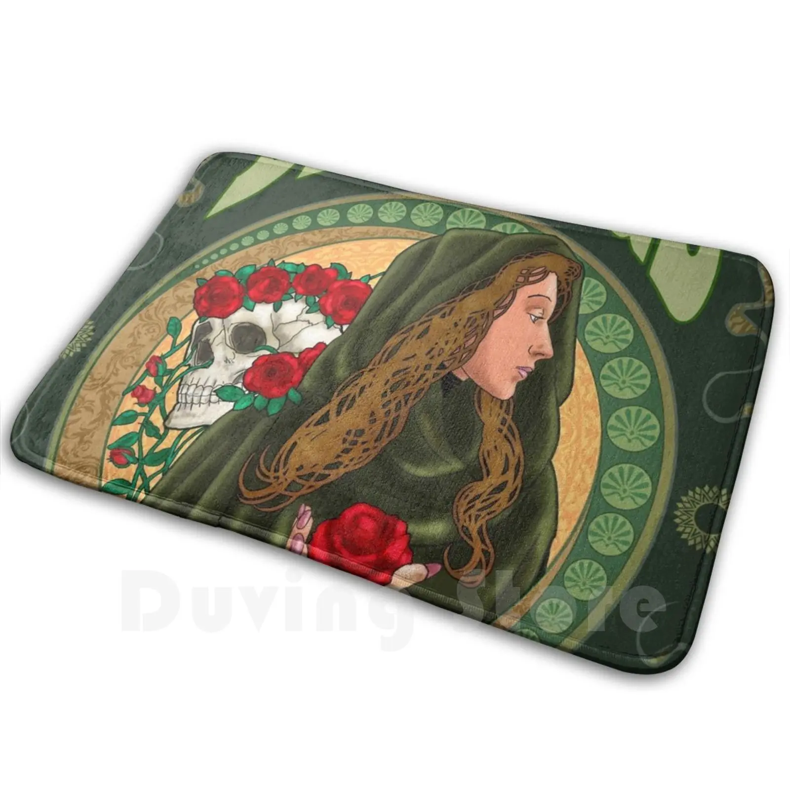

Dead Head Carpet Mat Rug Cushion Soft Dead Dead Head Hippies Concerts Music N Roll Psychedelic Art Nouveau Nostalgic