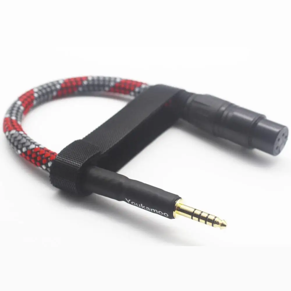 4.4mm to 4-Pin XLR Adapter Cable 20CM (Male to Female)for WM1A NW-WM1Z PHA-2A