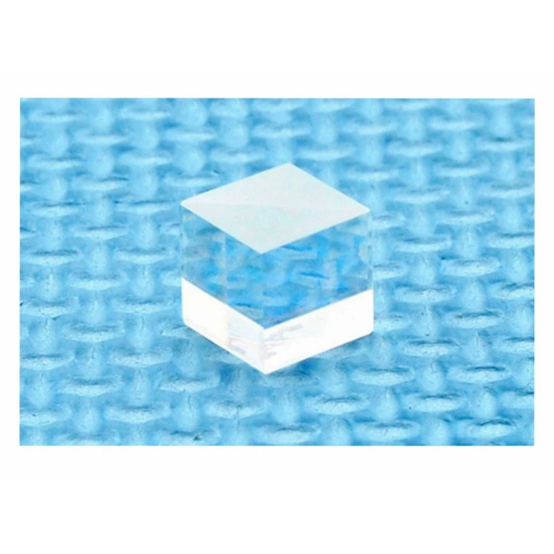 Divisor de haz polarizado PBS, lente transparente 630nm-660nm, divisor de haz polarizado, lente de cubo 10x10mm