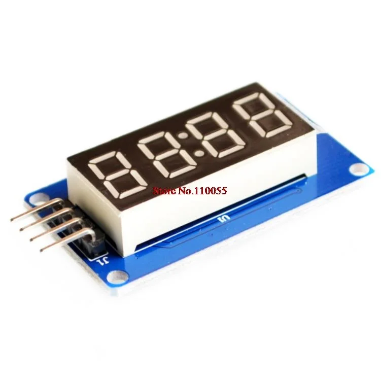 【SIMPLE ROBOT】4 Bits Digital Tube LED Display Module With Clock Display TM1637 for  Raspberry PI