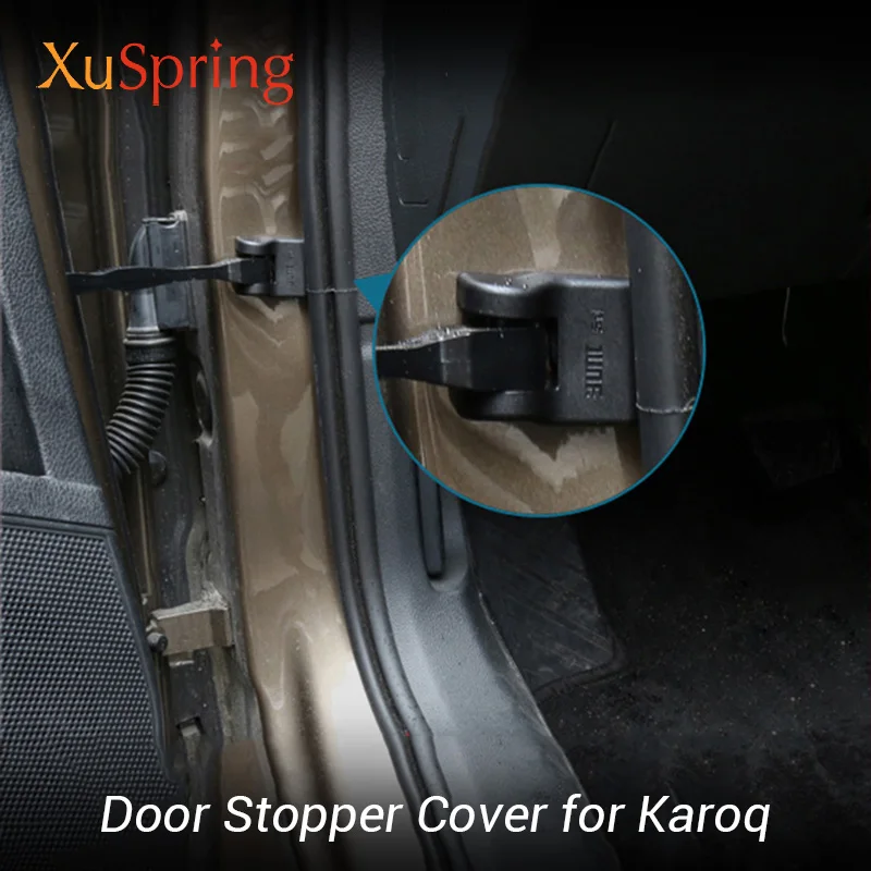 Car Styling Door Stop Cover Exterior   Stopper Protection  Auto Accessories Parts For Skoda Karoq 2017-2020