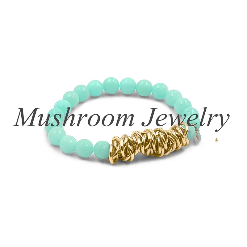 

Gold Meatal Crystal Bead Bracelet Women Beaded Bracelet Jewelry