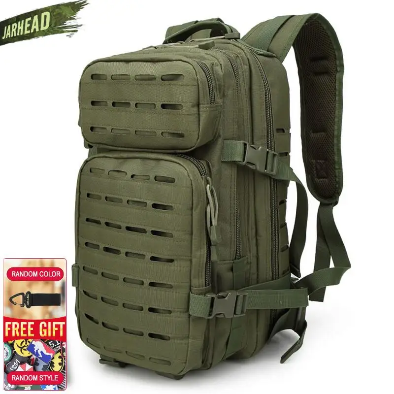 Imagem -03 - Mochila de Nylon Tático Militar Molle Bolsa ao ar Livre Mochila de Camuflagem Caminhadas Trekking Camping Caça 900d 30l