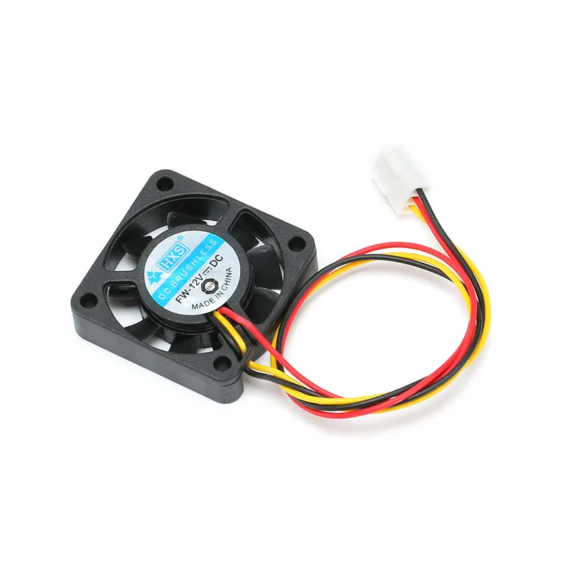 Ventilador de refrigeración de 12V CC, Enfriador de CPU y PC, radiador de ordenador, disipador de calor, 4x4cm, soplador USB Turbo sin escobillas