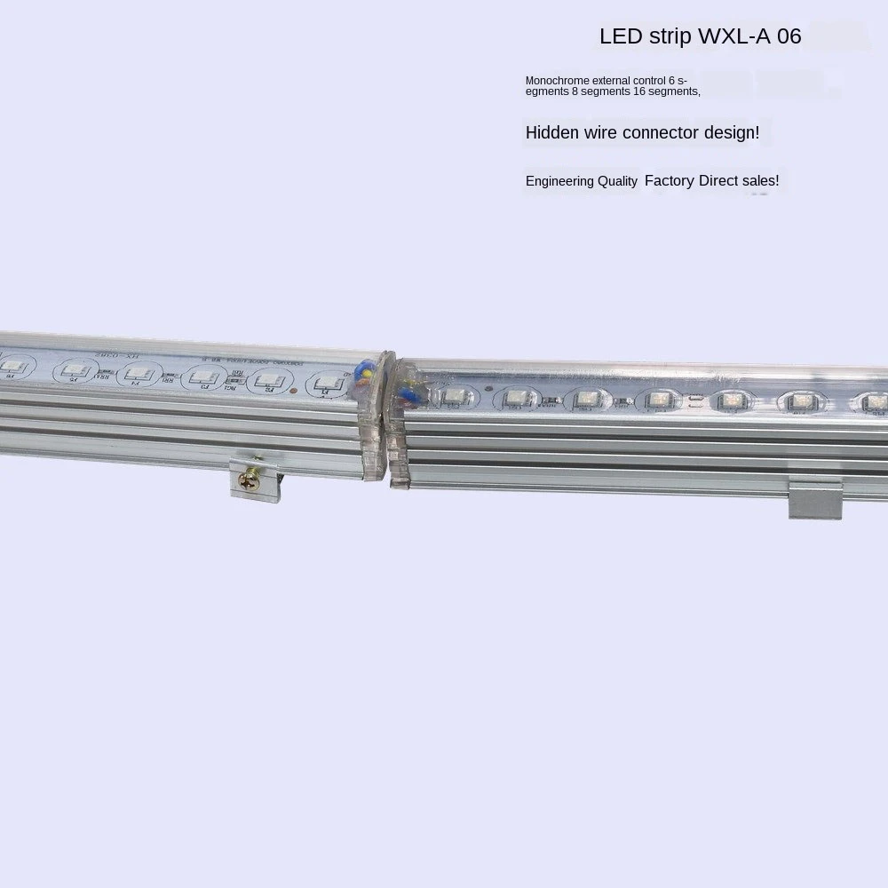 Outdoot Building Waterproof IP65 DC24V LED Wall Washer Lamp Landscape Light For Garden Decoration DMX512 RGB DC24v