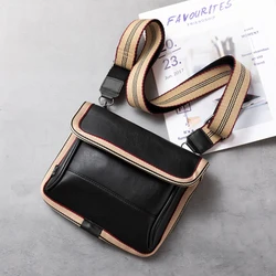 Vintage Men Shoulder Bag Trends Pu Leather Men's Messenger Crossbody Bag Fashion Casual Male Mini Bags