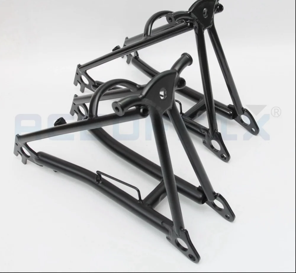 ACEOFFIX Black Rear Triangle for Folding Bike Frame Chrome Molybdenum Steel Rear Rack Accessories